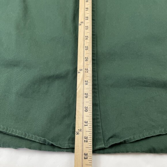 Wrangler Riggs Workwear Shirt Men's XXL Green Twill Button Down Long Sleeve - Picture 5 of 11